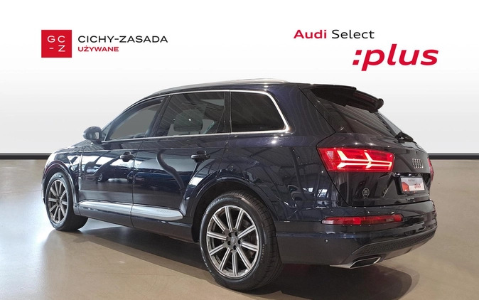 Audi Q7 cena 167900 przebieg: 186529, rok produkcji 2017 z Warszawa małe 631